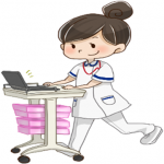 イラスト:看護師の仕事のイメージ